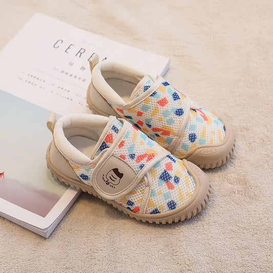 Baby Girls Boys Shoes Children Barefoot Sneakers Breathable Mesh Kids Toddler Shoes Anti Slip Soft Sole Infant Lightweight Shoes