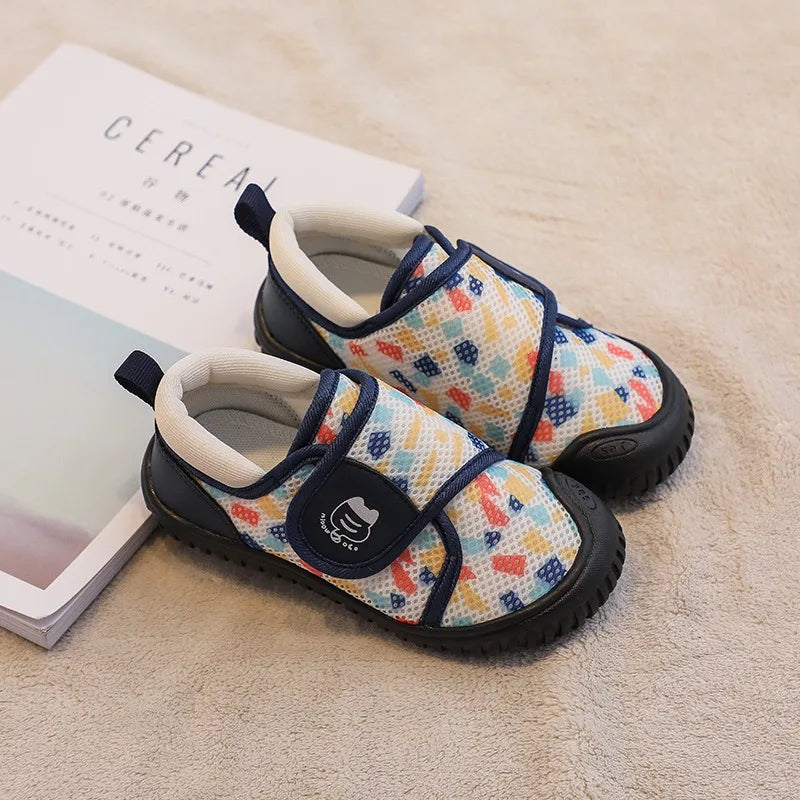 Baby Girls Boys Shoes Children Barefoot Sneakers Breathable Mesh Kids Toddler Shoes Anti Slip Soft Sole Infant Lightweight Shoes