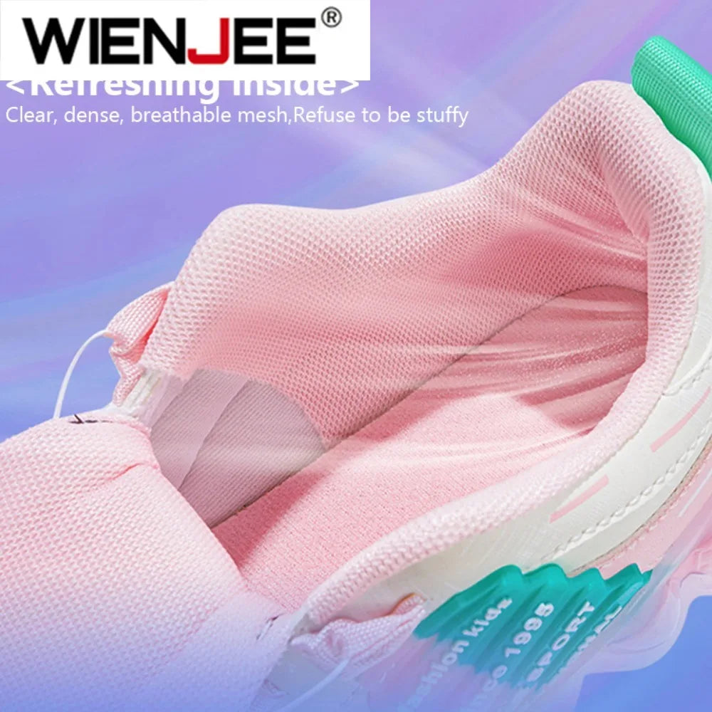 New Anti-skid Leather Kids Sneakers for 5-16Years Girls Casual Walking Footwear Non Slip Children Boys Sport Running Sneaker