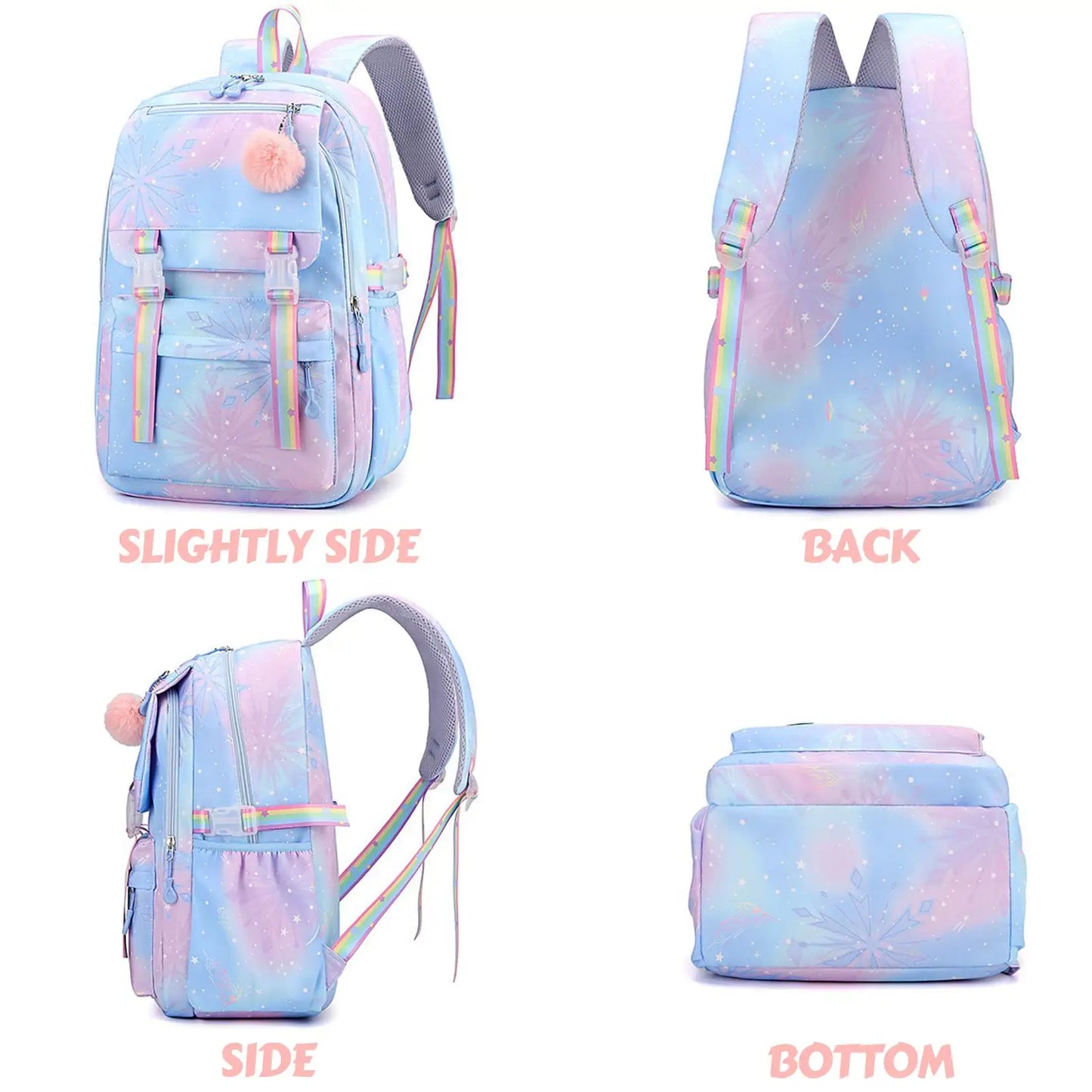 Kids Backpack Boy Girl Book bag Bag Student Children Knapsack Schoolbag Rucksack Mochila Cartoon Anime Travel Commute Bag