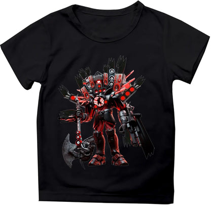 Fashion Skibidi Toilet Children T-shirts Cartoon Speakerman Printed Short Sleeve Tops Tees Funny Boys Girls T-Shirt Kids Clothes