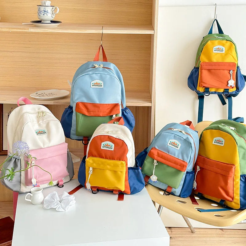 Kids Backpack Cute Backpacks Kindergarten Cartoon Backpack Casual Lightweight Travel Backpack Back To School Bag Mochilas Mujer