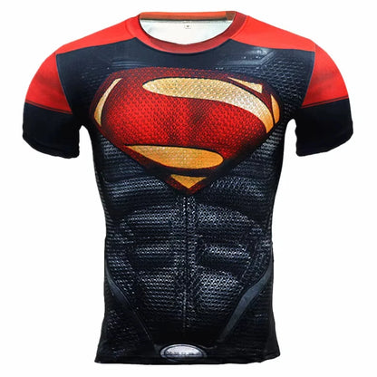 Kid's fitness T-shirt Men'S MMA Rashguard Bjj Gi Sports T-Shirt 3d Printed Quick Drying Short Sleeved Training Sportswear Top