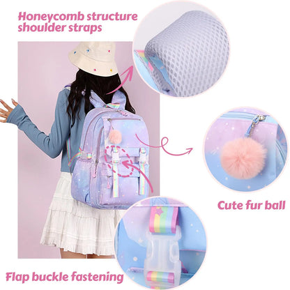 Kids Backpack Boy Girl Book bag Bag Student Children Knapsack Schoolbag Rucksack Mochila Cartoon Anime Travel Commute Bag