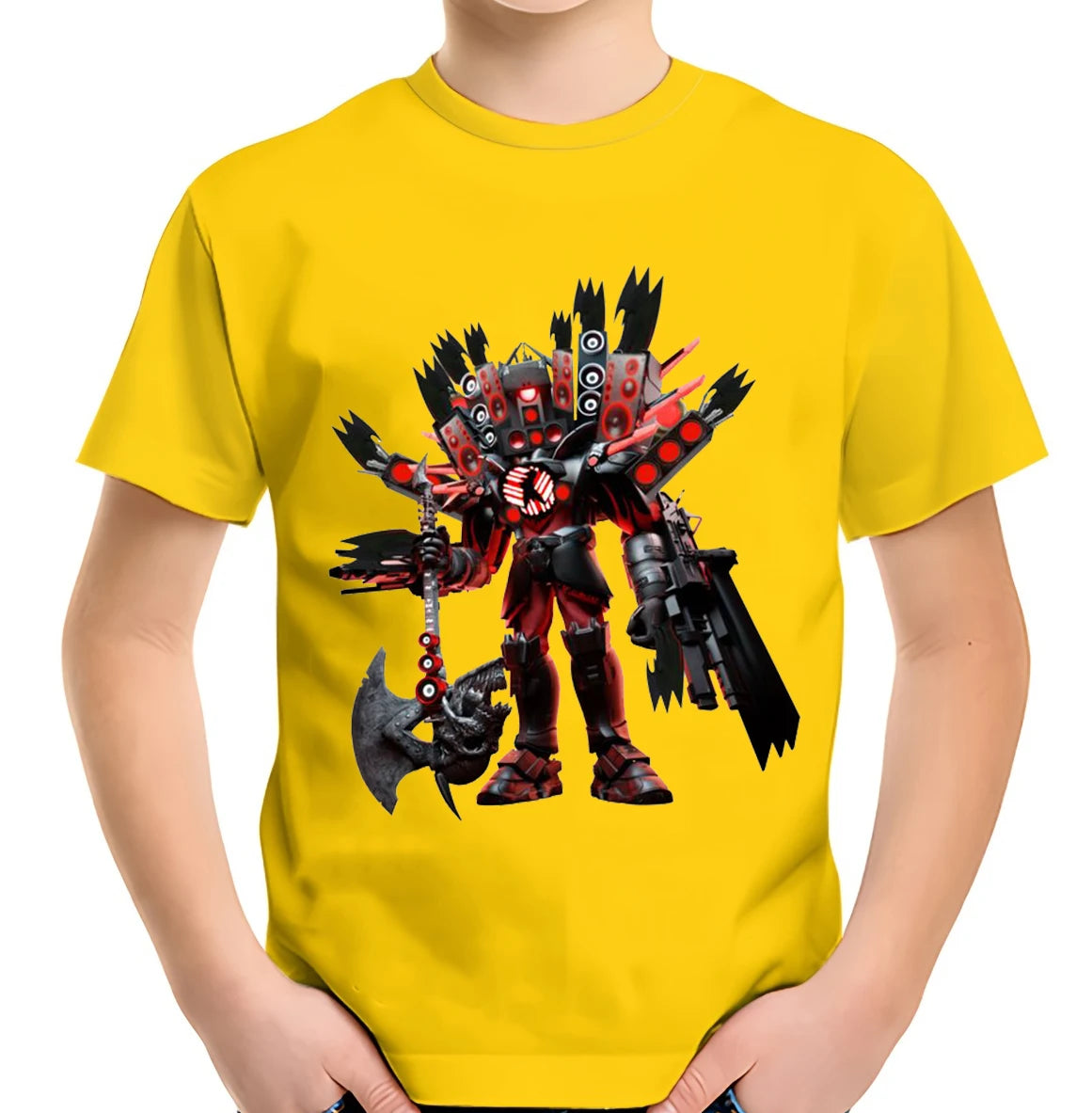 Fashion Skibidi Toilet Children T-shirts Cartoon Speakerman Printed Short Sleeve Tops Tees Funny Boys Girls T-Shirt Kids Clothes