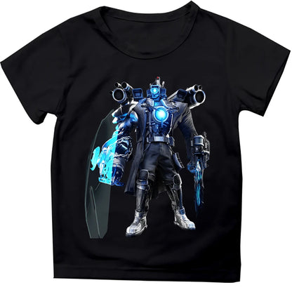 Fashion Skibidi Toilet Children T-shirts Cartoon Speakerman Printed Short Sleeve Tops Tees Funny Boys Girls T-Shirt Kids Clothes