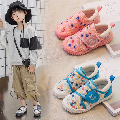 Baby Girls Boys Shoes Children Barefoot Sneakers Breathable Mesh Kids Toddler Shoes Anti Slip Soft Sole Infant Lightweight Shoes