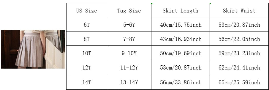 Children Girls Pinstripe Skirt Clothes Casual Kids Girl Striped High Quality Fashion Boutique Summer Teenager Kid Skirts