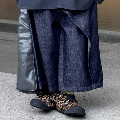 Childrens Shirt 2025 Spring and Autumn Fashion New Korean Shirt Simple Trendy Loose Pants Kids Clothes