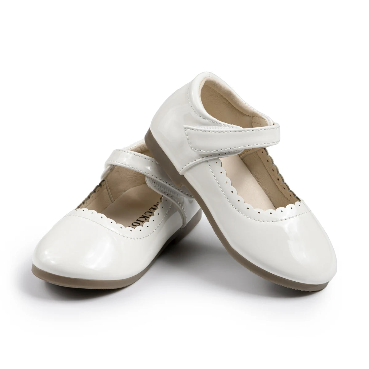 KIDSUN Fashion Kids Shoes Baby Girl Princess Dress Shoes School Party Rubber Sole Non-slip Little Kid PU leather Shoes