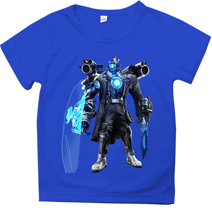 Fashion Skibidi Toilet Children T-shirts Cartoon Speakerman Printed Short Sleeve Tops Tees Funny Boys Girls T-Shirt Kids Clothes