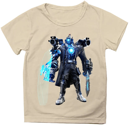 Fashion Skibidi Toilet Children T-shirts Cartoon Speakerman Printed Short Sleeve Tops Tees Funny Boys Girls T-Shirt Kids Clothes