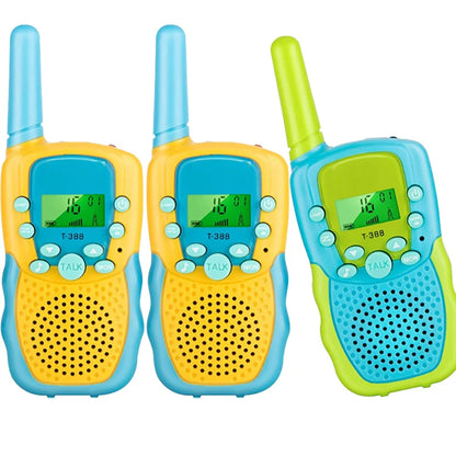 Kids Walkie Talkie Set Range Extending Set of 2 or 3 for Camping or Birthday Toys Handheld Kids Walky Talky Outdoor Toys