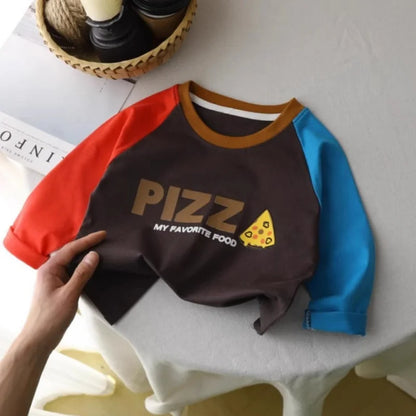 Children T Shirts  Autumn T-shirt for Kids Long Sleeve Girls Tops Boys Tees 1-10years School Baby Blouse Toddler Outerwear