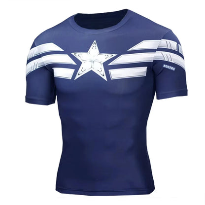 Kid's fitness T-shirt Men'S MMA Rashguard Bjj Gi Sports T-Shirt 3d Printed Quick Drying Short Sleeved Training Sportswear Top