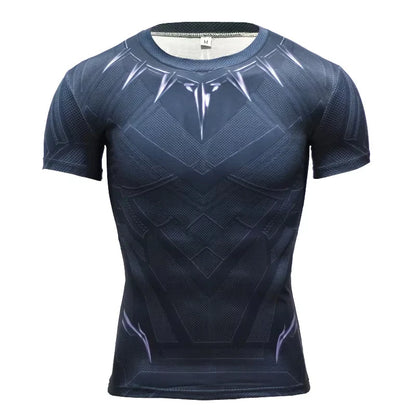 Kid's fitness T-shirt Men'S MMA Rashguard Bjj Gi Sports T-Shirt 3d Printed Quick Drying Short Sleeved Training Sportswear Top