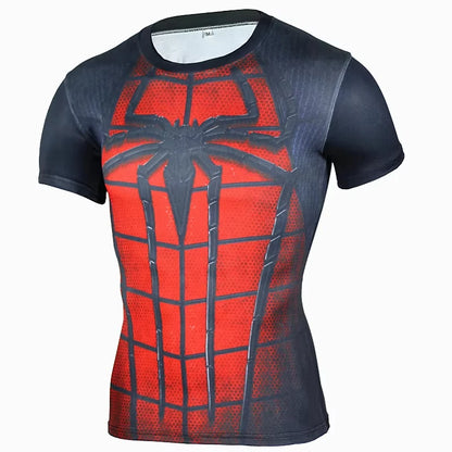 Kid's fitness T-shirt Men'S MMA Rashguard Bjj Gi Sports T-Shirt 3d Printed Quick Drying Short Sleeved Training Sportswear Top
