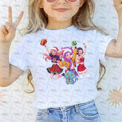 Kids Shirt Movie Boy Girls Christmas T-Shirt  Casual Breathable Print T Shirt Christmas Gift